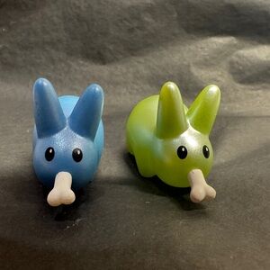 Kid Robot Happy Labbit Mini Series in Blue and Green